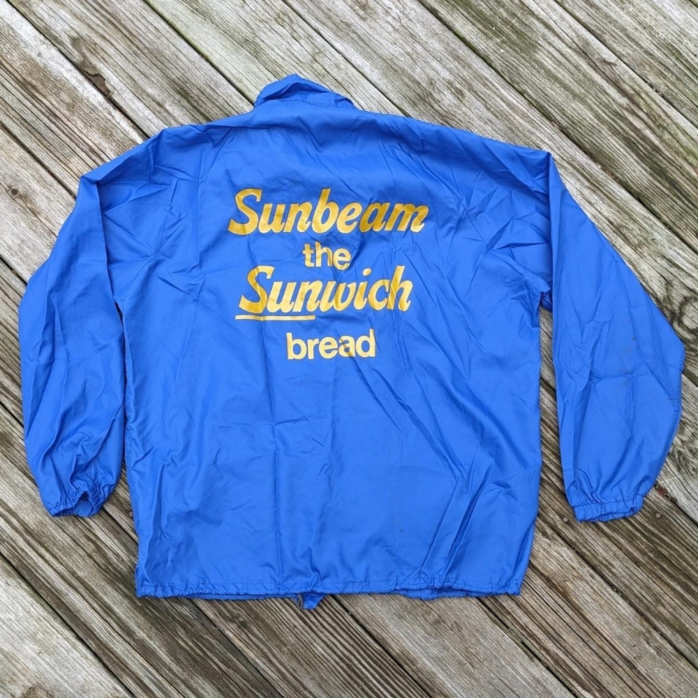 Vintage 80's 90's Sunbeam Bread Windbreaker Jacket 🍞